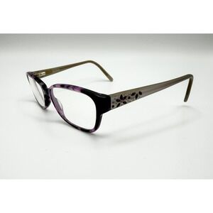 Vera Wang Magnifique Wine Tortoise Purple Eyeglasses Frames Only 52-15-135